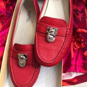 Michael Kors Red Loafers